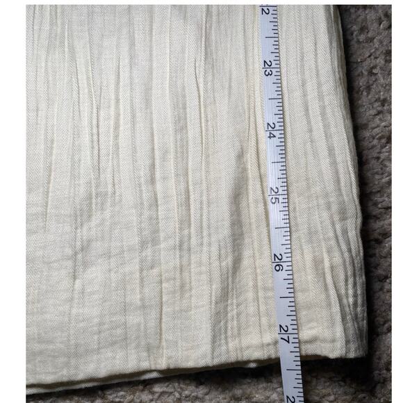 Chico's - Cream Textured Half Sleeve Jacket - Size 0 - Picture 9 of 15